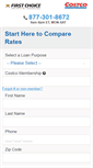 Mobile Screenshot of costcofinance.com