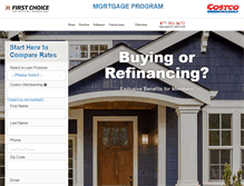 Tablet Screenshot of costcofinance.com